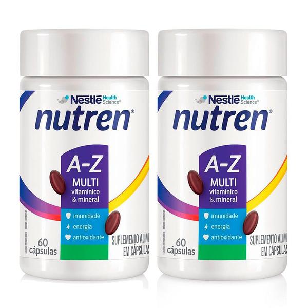 Imagem de Kit 2 Suplemento Alimentar Nutren Multivitamínico A-Z 60 Cápsulas