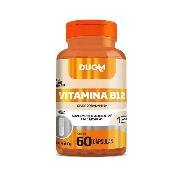 Imagem de Kit 2 Suplemento Alimentar Vitamina B12 60 Cápsulas - Duom