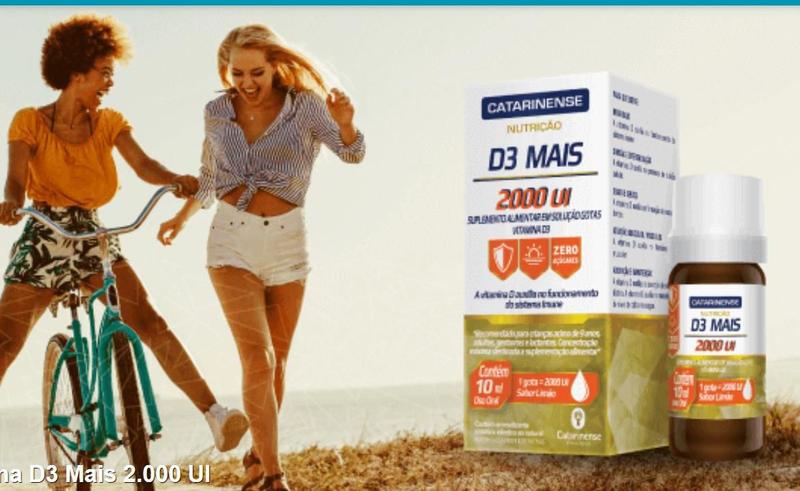 Imagem de Kit 2 Suplemento de Vitamina D3 em gotas 2.000ui