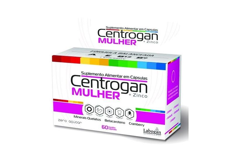 Imagem de Kit 2 Suplemento Vitaminico Centrogan Mulher 60Cps - Labogan