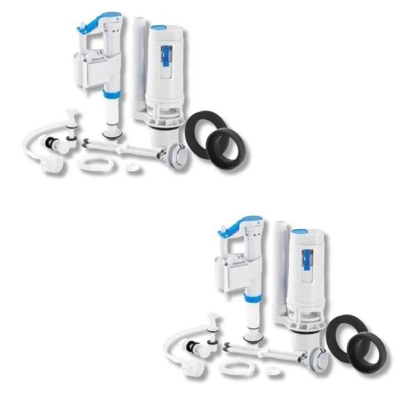 Kit 2 Suporte Articulado para Ducha Manual Roca Branco Imagem de Kit 2 Suporte Articulado para Ducha Manual Roca Branco