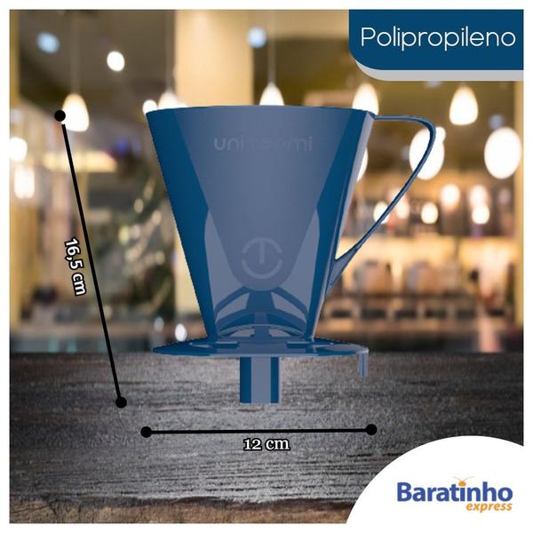 Kit 2 Suporte Coador Para Filtro de Café Prático Unitermi Imagem de Kit 2 Suporte Coador Para Filtro de Café Prático Unitermi