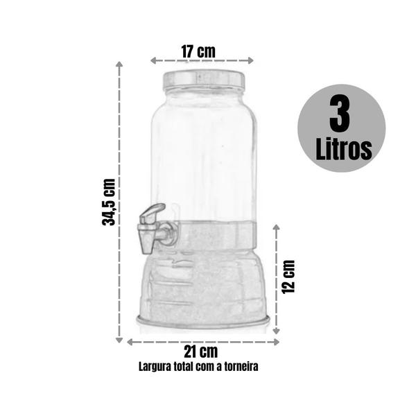 Kit 2 Suqueiras De Vidro Dispenser Com Torneira Suporte Para Bebidas Suco Cerveja Agua Saborizada - ALUMINIOS ANL Imagem de Kit 2 Suqueiras De Vidro Dispenser Com Torneira Suporte Para Bebidas Suco Cerveja Agua Saborizada
