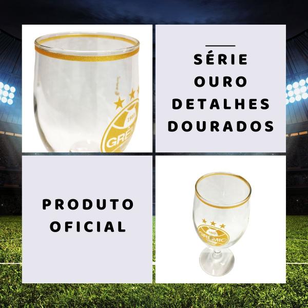 Imagem de Kit 2 Taças Windsor 330ml Cerveja Coquetel Chopp Bar Grêmio Série Ouro Edição Especial Oficial