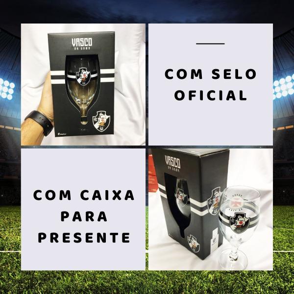 Imagem de Kit 2 Taças Windsor 330ml Cerveja Vinho Escudo Vasco Oficial