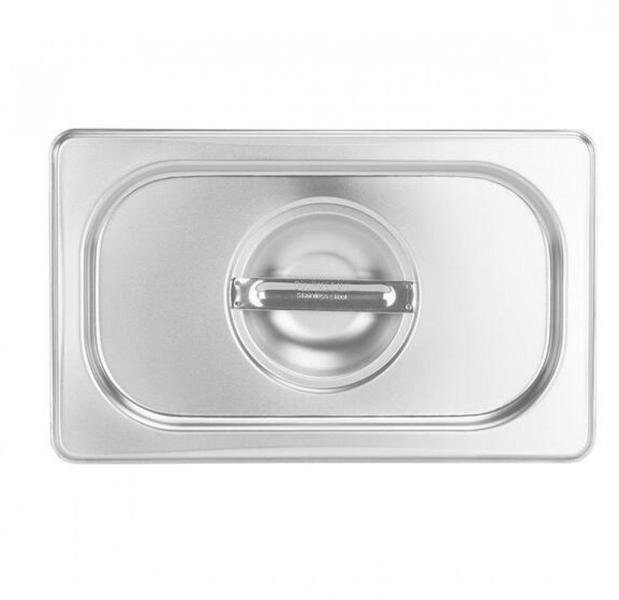 Imagem de Kit 2 Tampa de Cuba Gastronomica Inox  1/4 Inox - Brasinox