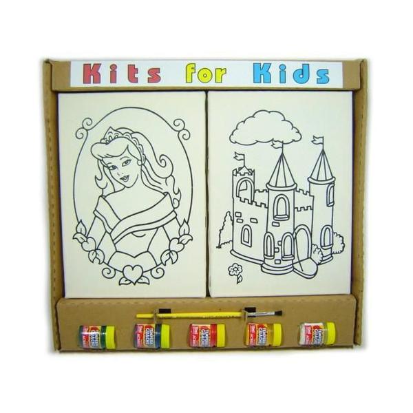 Kit 2 Telas - Princesa Castelo - Kits For Kids Imagem de Kit 2 Telas - Princesa Castelo - Kits For Kids