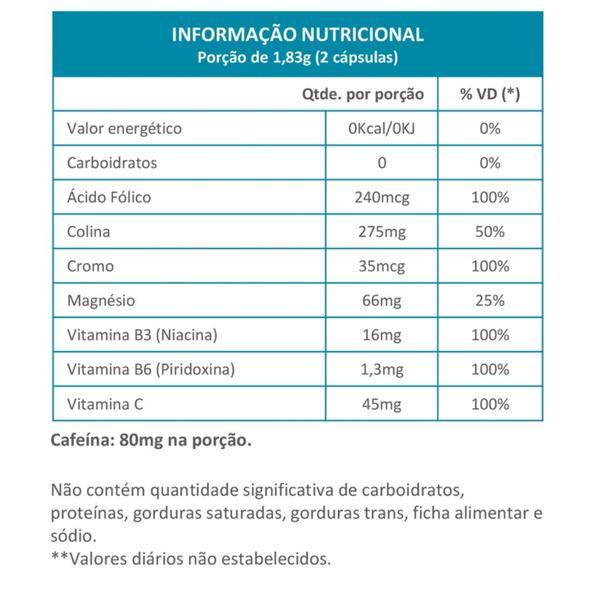 Imagem de Kit 2 Thermo Active com Cafeína Pimenta Cromo Vitaminas e Minerais Maxinutri