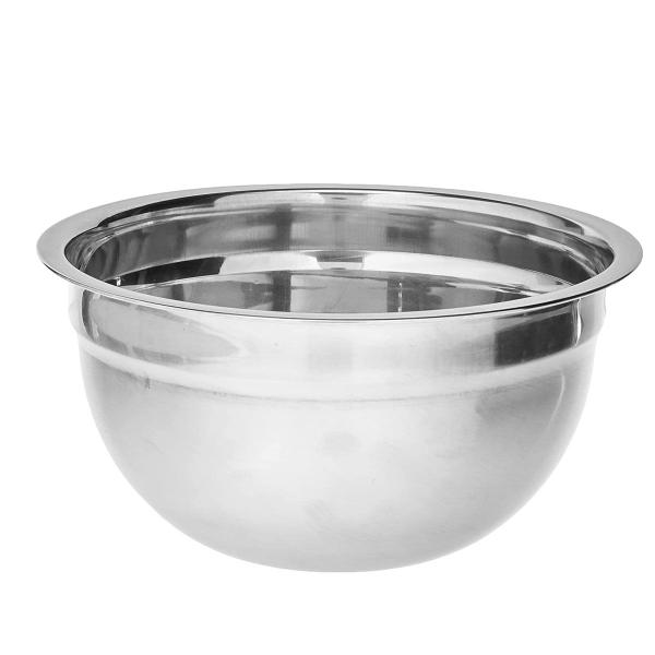 Imagem de Kit 2 Tigela Bowl Aço Inox 20cm Fundo Multiuso Profissional 