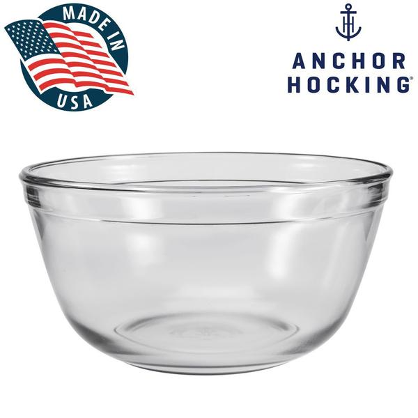 Imagem de Kit 2 Tigelas De Vidro Importada Eua Usa Anchor Hocking 2,5l