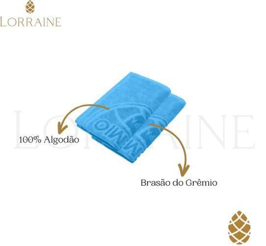 Imagem de Kit 2 Toalhas De Rosto Jacquard Buettner Grêmio Azul