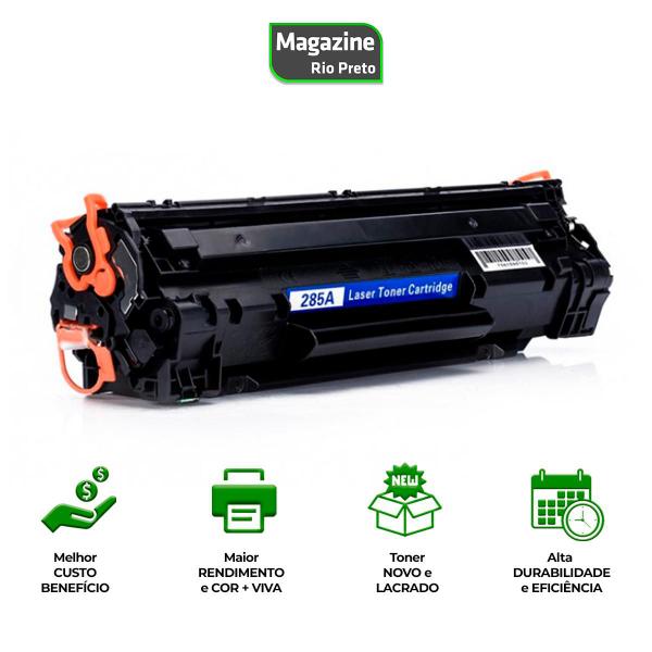 Imagem de KIT 2 Toner Compatível CE285A CB435A CB436A UNIVERSAL 85A  P1005 P1505 M1120 M1212 M1130 P1102w 1102w 1102