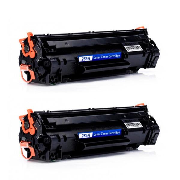 Imagem de KIT 2 Toner Compatível CE285A CB435A CB436A UNIVERSAL 85A  P1005 P1505 M1120 M1212 M1130 P1102w 1102w 1102