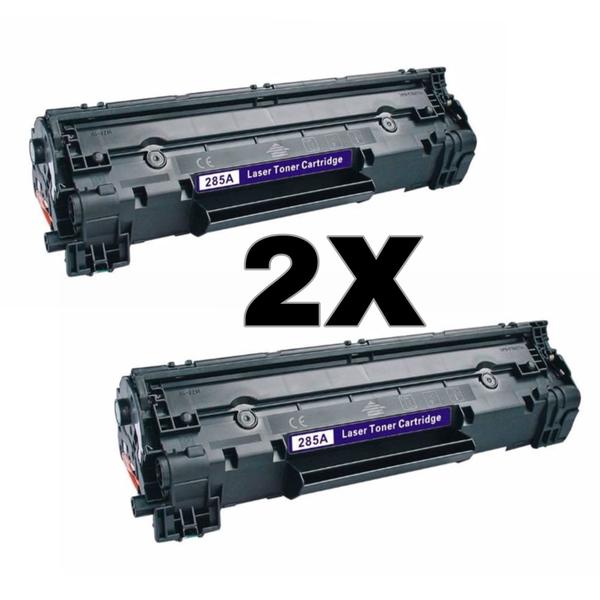 Imagem de KIT 2 Toner Compatível Universal Ce285a cb435a cb436a Para P1102w M1132 M1212  M1210 M1130 M1212nf 