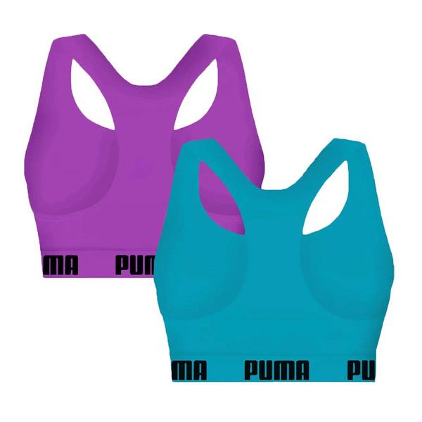 Imagem de Kit 2 Tops Puma Nadador Sem Costura Feminino