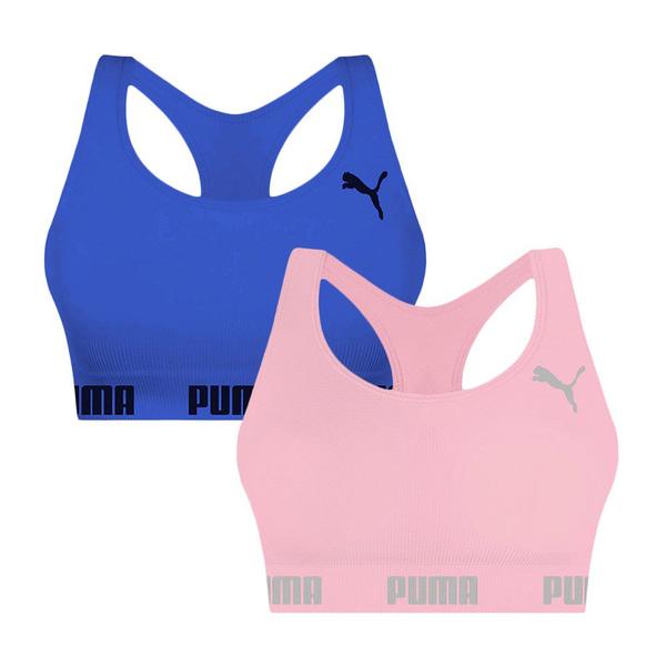 Imagem de Kit 2 Tops Puma Nadador Sem Costura Feminino