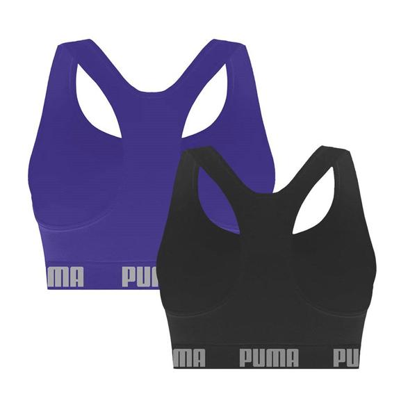 Imagem de Kit 2 Tops Puma Nadador Sem Costura Feminino