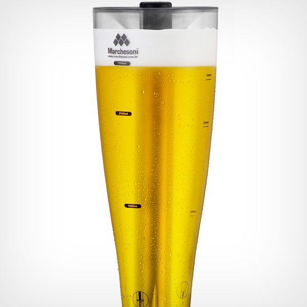 Kit 2 Torre De Chopp 3,5 Litros + Refil Extra Marchesoni Imagem de Kit 2 Torre De Chopp 3,5 Litros + Refil Extra Marchesoni