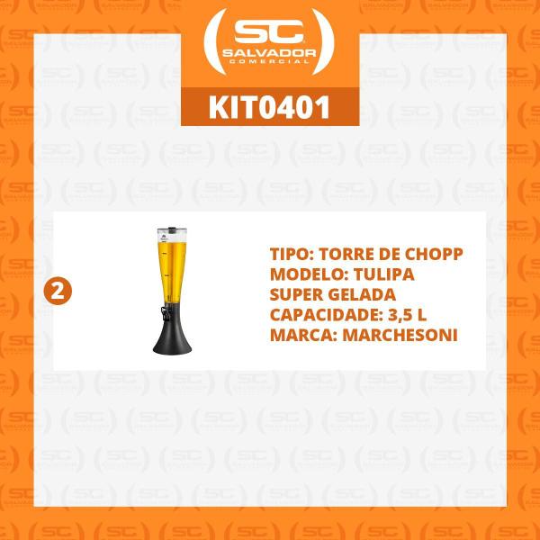 Imagem de KIT - 2 Torres de Chopp Tulipa 3,5L Super Gelada - Marchesoni