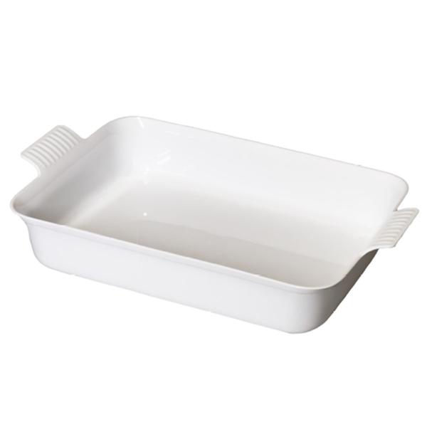 Kit 2 Travessa Com Alça LE CHEF Branca 35,5X21,5X8,5 Cm - Paramount Imagem de Kit 2 Travessa Com Alça LE CHEF Branca 35,5X21,5X8,5 Cm