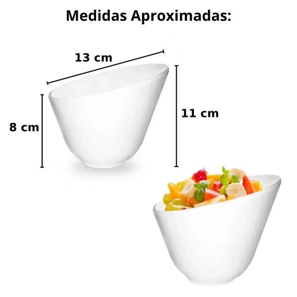 Imagem de Kit 2 Travessas 44,7 Cm + Travessa Fruteira 37,3 Cm + 2 Tigelas Ovais 500 Ml + 4 Mini Tigelas 225 Ml + 4 Ramequins 150 Ml  Bestfer 