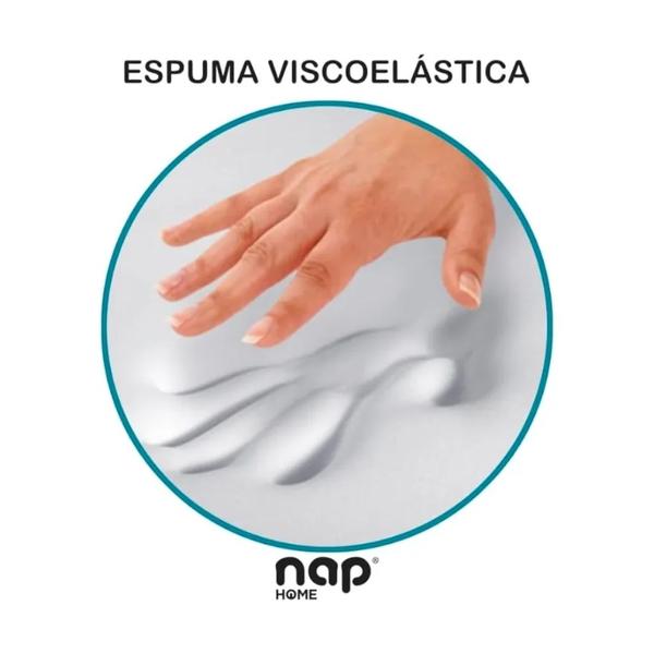 Imagem de Kit 2 Travesseiro Kids Infantil Espuma Nasa Viscoelástica Antiácaro Nap TRINK01