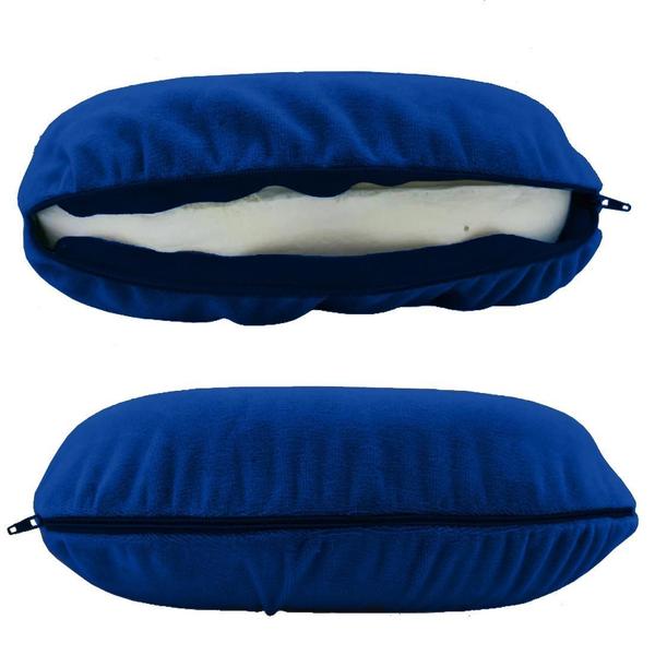 Imagem de Kit 2 Travesseiro Pescoço Almofada Viagem Travel Plush Nap A