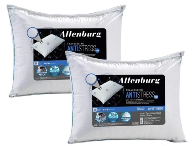 Imagem de Kit 2 Travesseiros Antistress Altenburg