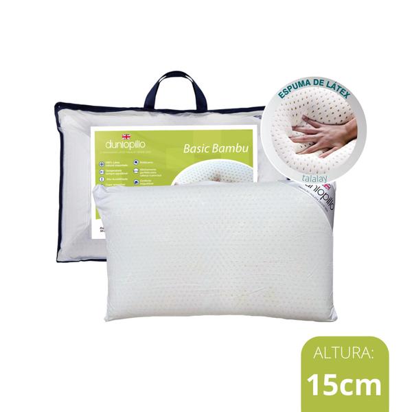 Imagem de Kit 2 Travesseiros Basic Bambu - 15cm