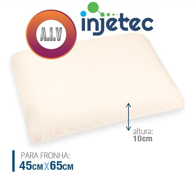 Imagem de Kit 2 Travesseiros Nasa Injetec  Escolha a Melhor Altura para Seu Sono Perfeito