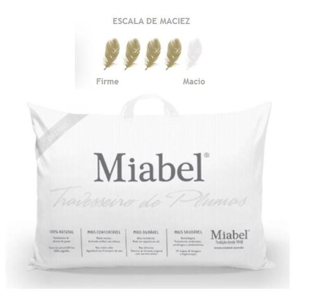 Kit 2 Travesseiros Plumas Dreams Miabel Imagem de Kit 2 Travesseiros Plumas Dreams Miabel