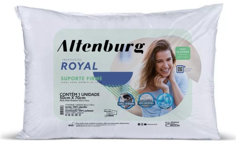 Imagem de Kit 2 Travesseiros Royal 50x70 Altenburg