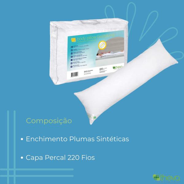 Imagem de Kit 2 Travesseiros Toque Macio 220 Fios - Bestplumas Pillow Corpo