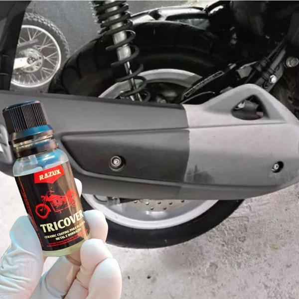 Imagem de Kit 2 Tricover Vitrificador De Plástico Metal Para Moto 20ml Razux