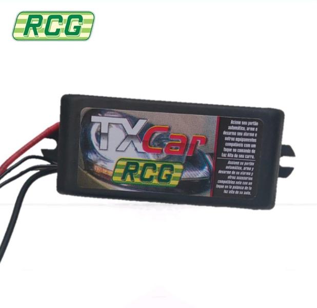 Imagem de Kit 2 Tx Car Rcg Controle para Portão Automático luz Carro