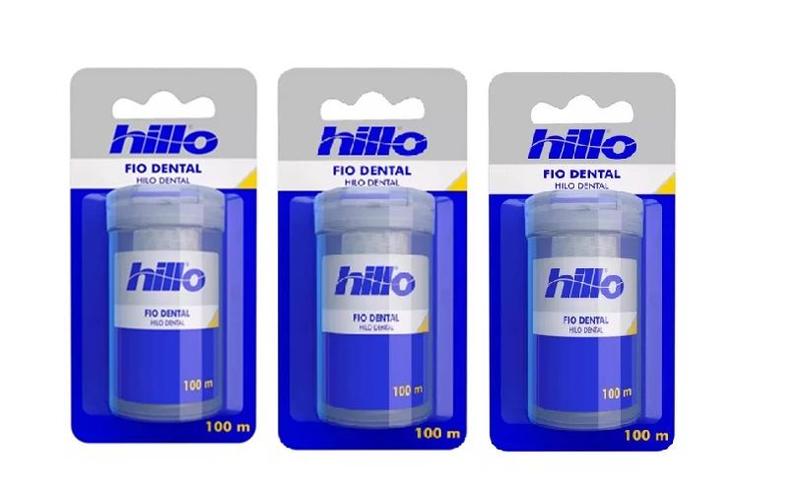 Imagem de Kit 2 Un Fio Dental Tradicional 100M Higiene Oral - Hillo