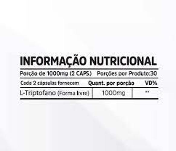 Imagem de Kit 2 Un - L Triptofano 1000Mg 60 Capsulas Nutrivitalle