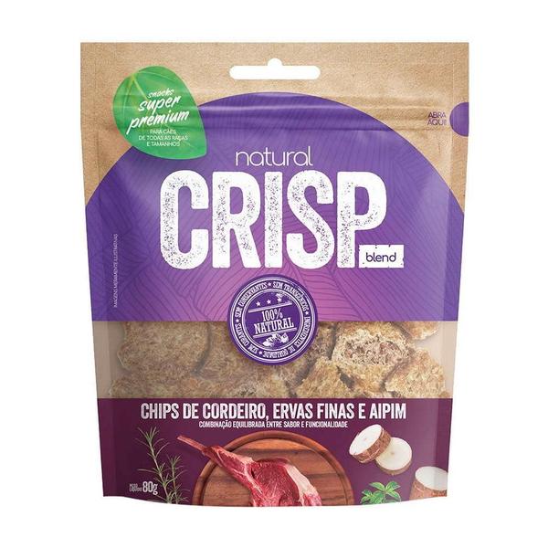 Imagem de Kit 2 Un. Petisco Snack Natural Crisp Cães Chips Cordeiro,