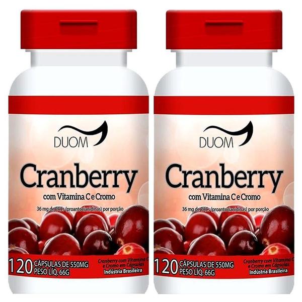 Imagem de Kit 2 Und Cranberry 120Cps 550Mg Duom