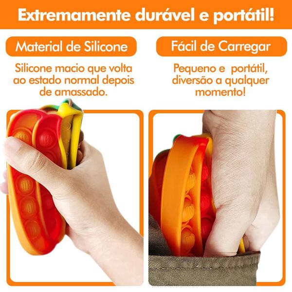 Kit 2 Und Fidget Pop It Laranja Bolha Brinquedo Anti Stress - MAGMA BR Imagem de Kit 2 Und Fidget Pop It Laranja Bolha Brinquedo Anti Stress