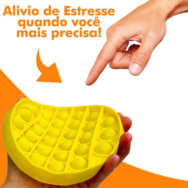Kit 2 Und Fidget Pop It Laranja Bolha Brinquedo Anti Stress - MAGMA BR Imagem de Kit 2 Und Fidget Pop It Laranja Bolha Brinquedo Anti Stress