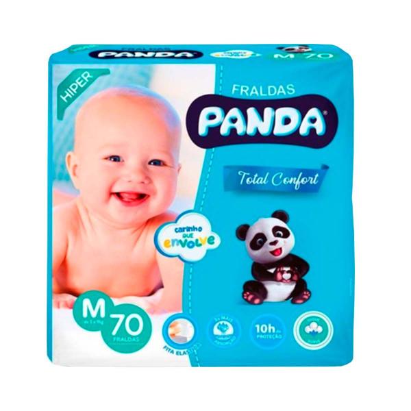 Imagem de Kit 2 und Fralda Infantil Panda Hiper Tamanho M 70 und