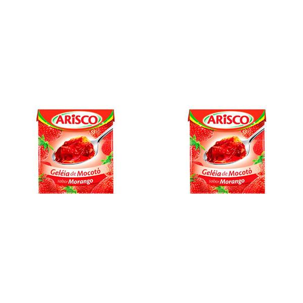 Imagem de Kit 2 Und Geléia De Mocoto Arisco Morango 220g