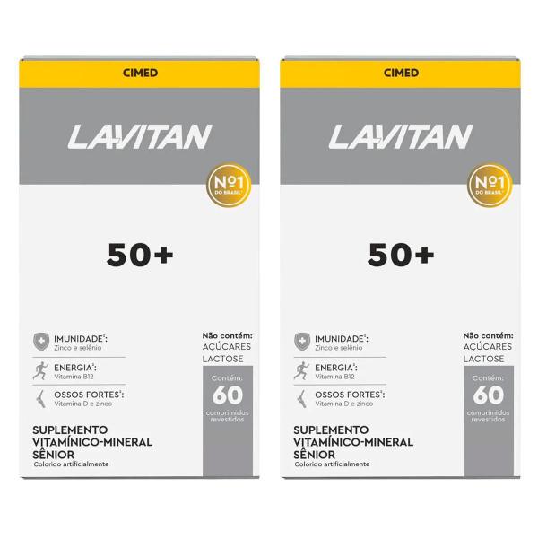 Imagem de Kit 2 und Lavitan 50+ com 60 Cpr