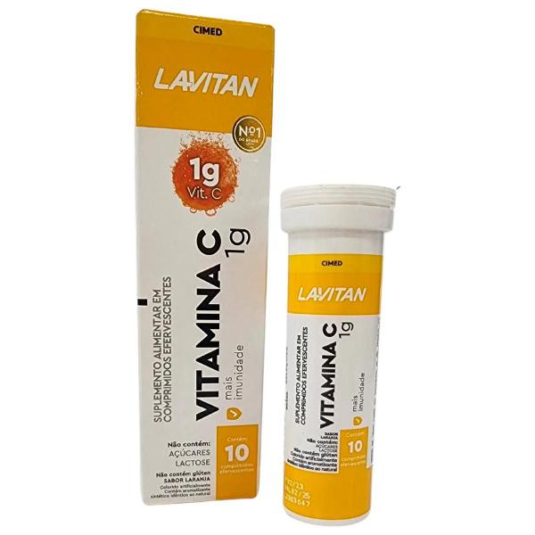 Imagem de Kit 2 und Lavitan Vitamina C+ Zinco 10 Cpr Efervecente