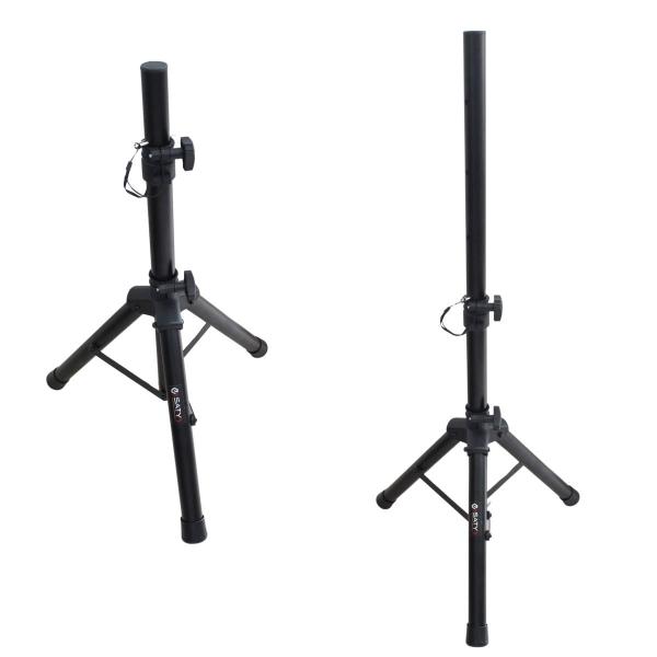 Kit 2 unds suporte caixa de som saty mini regulável até 50kg Imagem de Kit 2 unds suporte caixa de som saty mini regulável até 50kg