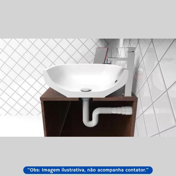 Imagem de Kit 2 unidades - blukit sifão extensivo univ 72 cm.branco porca pp 030101