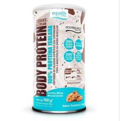 Imagem de Kit 2 unidades de Body Protein Sabores Frutas Vermelhas e Cookies & Cream-Equaliv