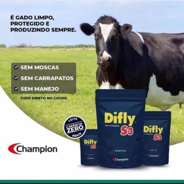 Imagem de Kit 2 Unidades  Difly S3 6kg Combate Moscas Champion