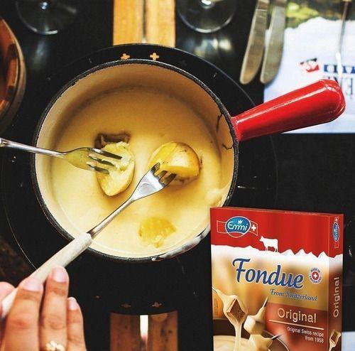 Imagem de Kit 2 Unidades Fondue Emmi Tradicional Suiço 400g + 250g 